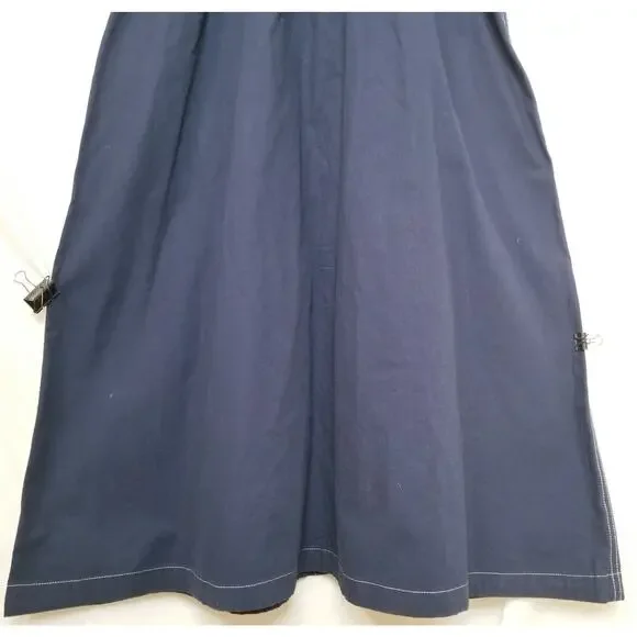 NWT's-Free Assembly Womens Belted Utility Midi Button Down Drs Cap Sleeves Sz M - Picture 7 of 14